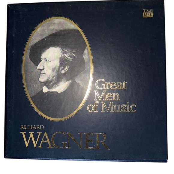 Other - Great‎ Men of Music: Richard Wagner 4 LP Box Set Classical Orchestral